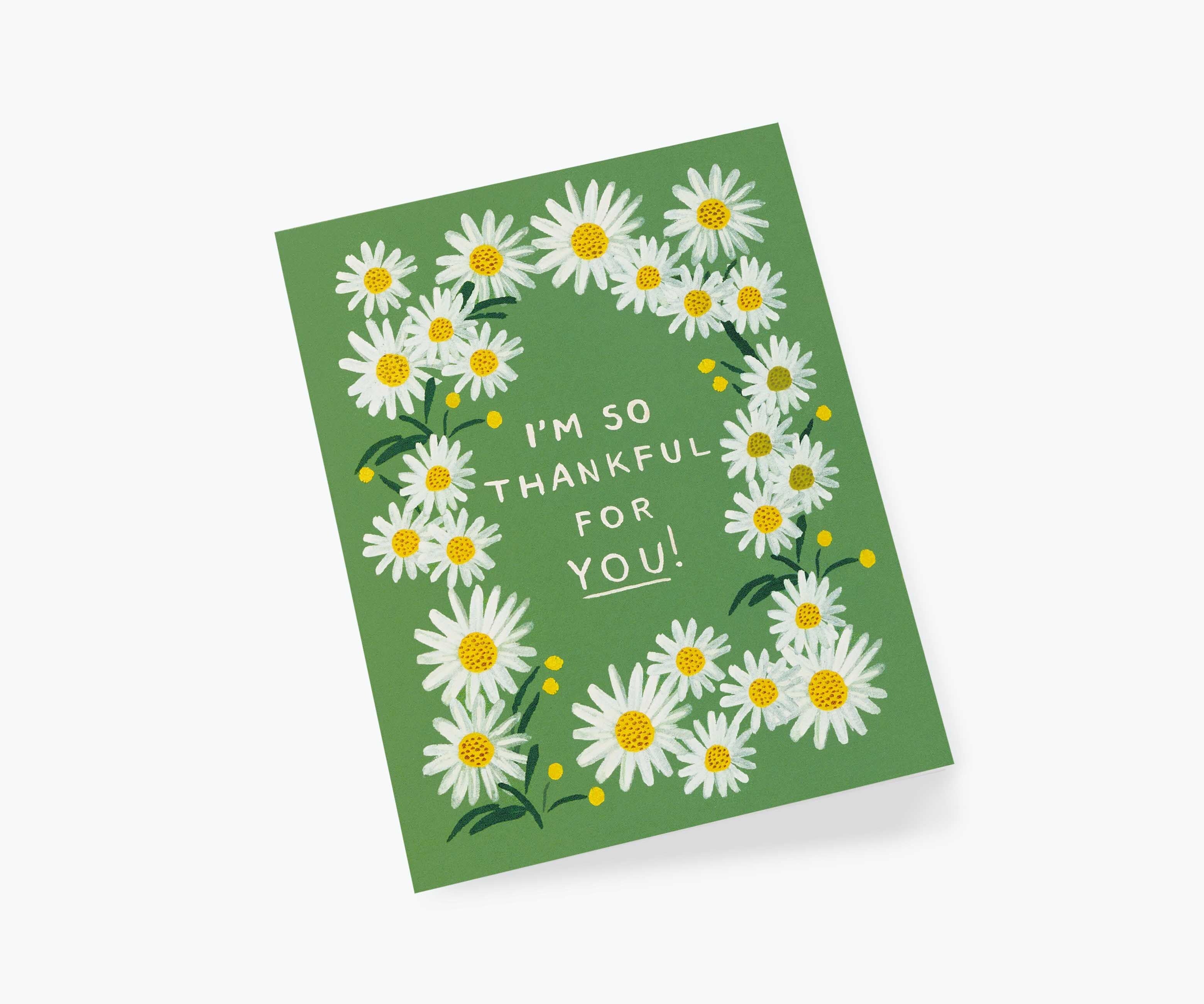 Daisies Thankful for You Thank You Cards - Boxed Set